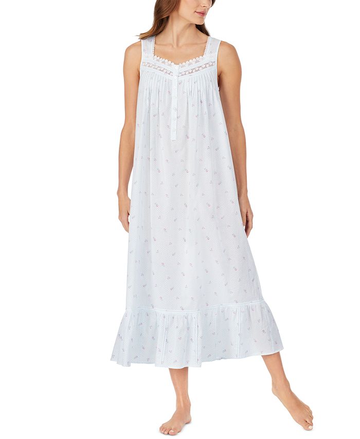 Eileen West Cotton Floral Print Ballet Nightgown Macys 8657