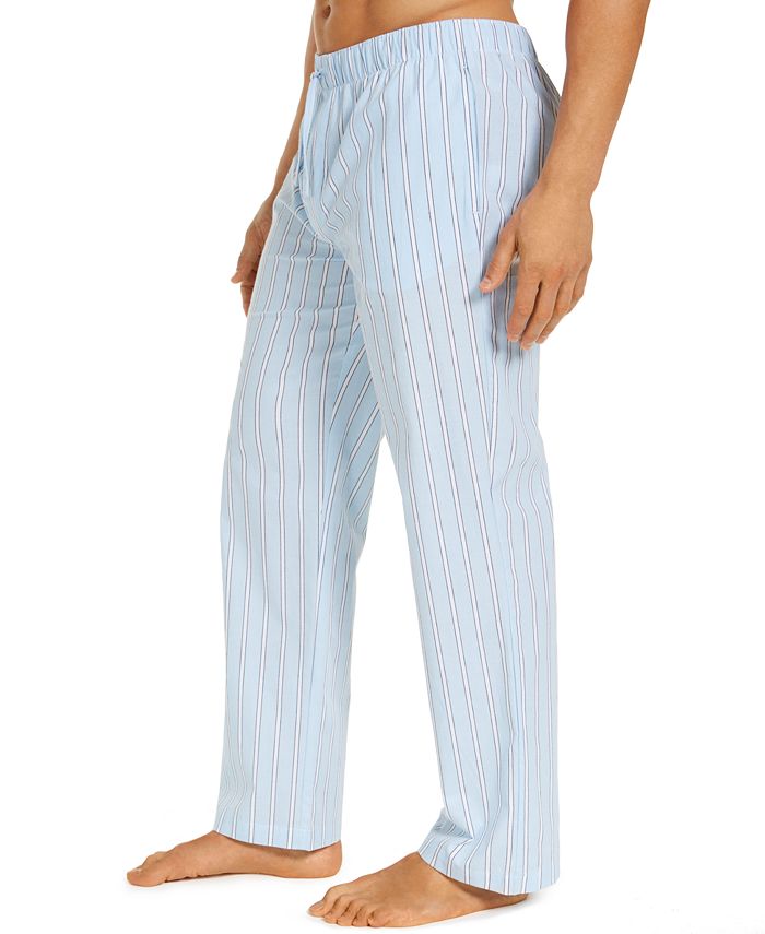 Club Room Men's Striped Cotton Pajama Pants, Created for Macy's - Macy's