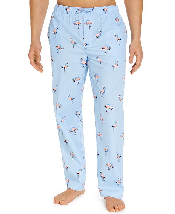 Club Room Men's Flamingo Cotton Pajama Pants, Created for Macy's ...