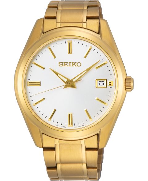 Мужские часы Seiko Essentials Gold-Tone Stainless Steel Bracelet Watch 40.2mm