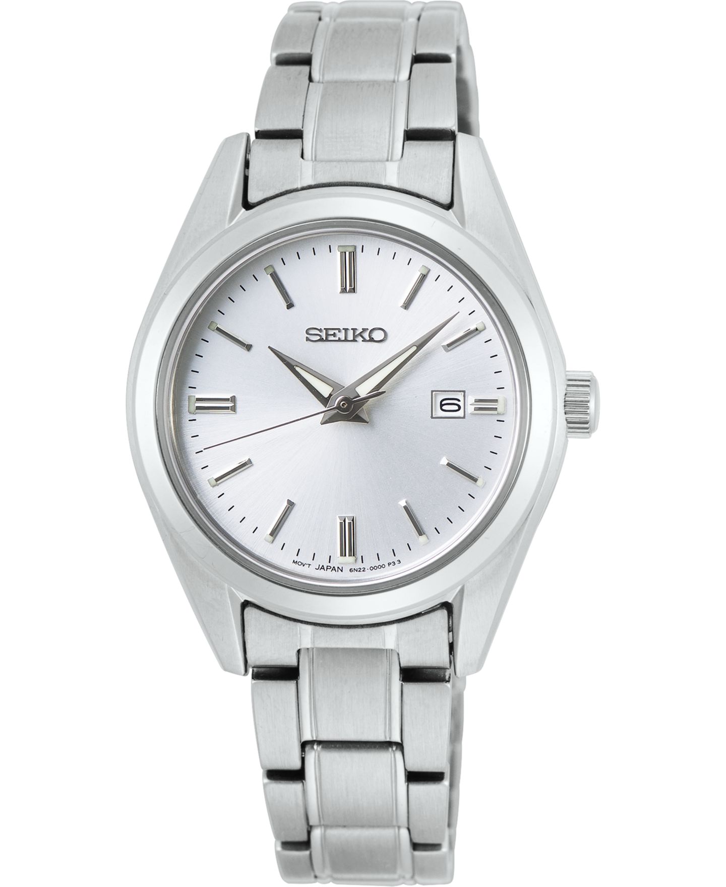 Женские часы Seiko Essentials Stainless Steel Bracelet Watch 29.8mm — фото 1