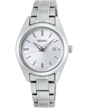 image of Seiko Women-s Essentials Stainless Steel Bracelet Watch 29.8mm