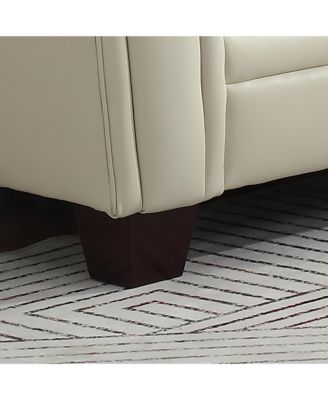 Jaira Tufted Leather Sofa