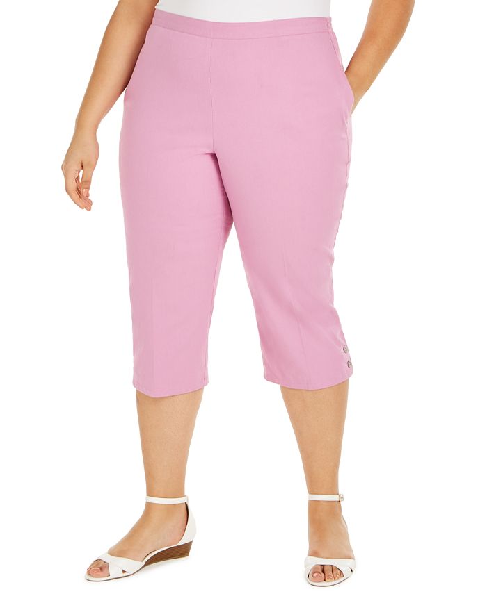 Alfred Dunner Plus Size Petal Pushers Capri Pants Macy's
