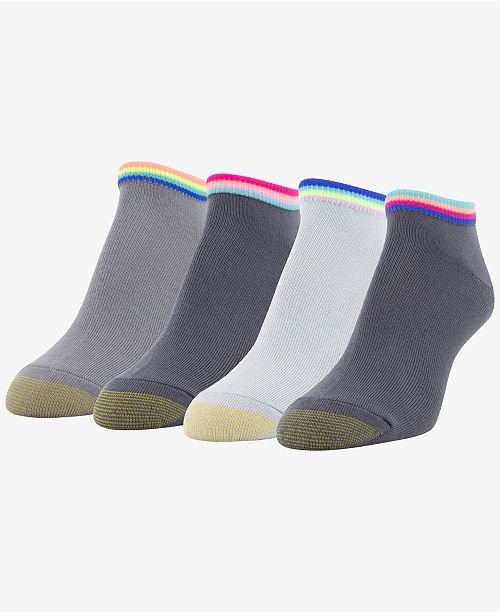 Gold Toe GOLDTOE® Women's 4 Pack Racer Stripe Liner Socks & Reviews