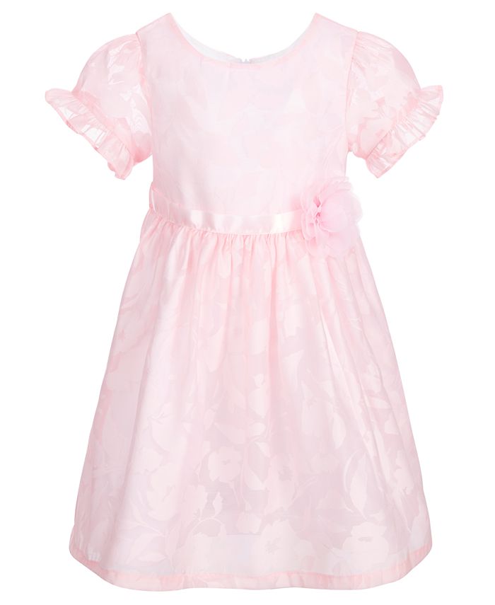Good Lad Toddler Girls Pink Satin Burnout Dress Macy s