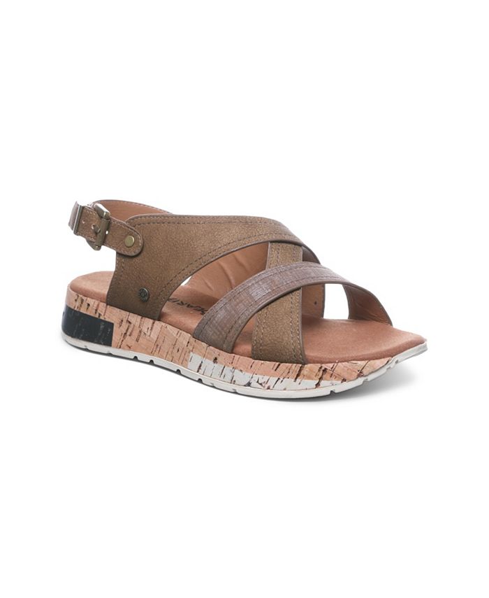 BEARPAW Women s Shelli Flat Sandals Macy s