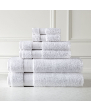 Southshore Fine Linens Premium Quality 100% Combed Cotton Towel Set, 6 Piece Bedding In White