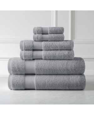 Southshore Fine Linens Premium Quality 100% Combed Cotton Towel Set, 6 Piece Bedding In Gray
