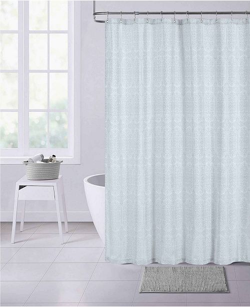Dainty Home Shirin 70 X 72 Shower Curtain With Metal Grommets
