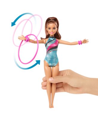 gymnastics barbie set