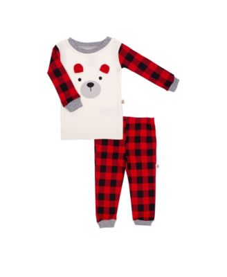 Snugabye Hot Cocoa Baby Boys And Girls 2 Piece Pajama Set - Macy's