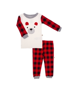 Snugabye Hot Cocoa Baby Boys and Girls 2 Piece Pajama Set