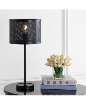 Shop Jonathan Y Wilcox 25" Minimalist Led Table Lamp In Black