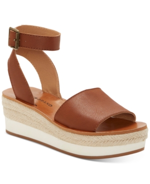LUCKY BRAND JOODITH WEDGE SANDALS WOMEN'S SHOES