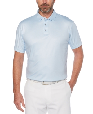 Pga Tour Men's Gingham Golf Polo