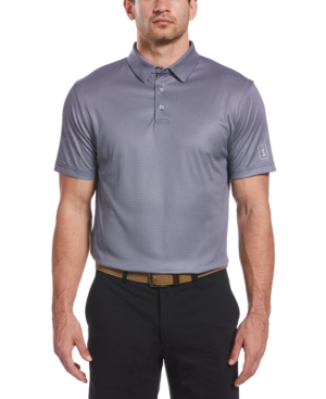 Pga Tour Men's Gingham Golf Polo