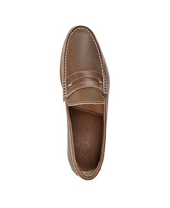 Sandro Moscoloni Men's Moc Toe Penny Strap with Textured Vamp & Reviews ...
