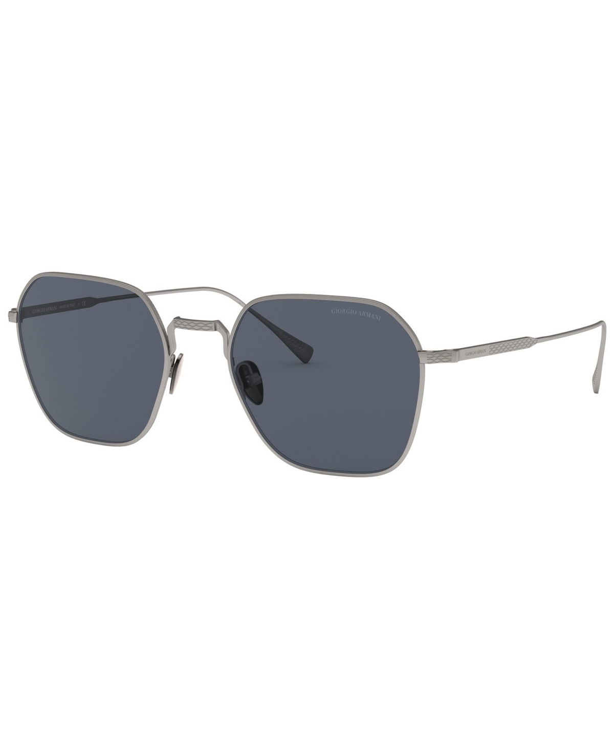 Giorgio Armani Men's Sunglasses In Matte Gunmetal,grey
