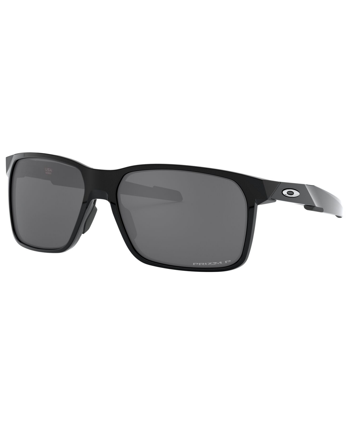 Shop Oakley Portal X Polarized Sunglasses, Oo9460 In Polished Black,prizm Black Polarized