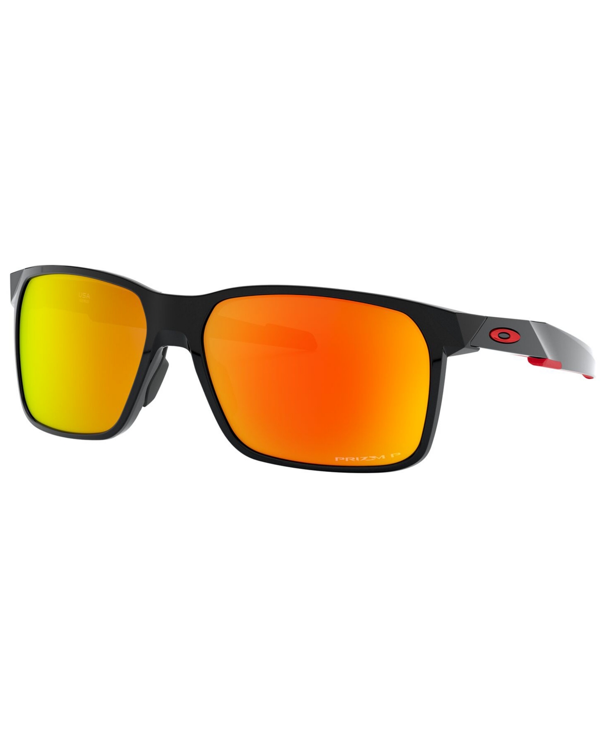 Shop Oakley Portal X Polarized Sunglasses, Oo9460 In Polished Black,prizm Ruby Polarized