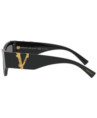 Versace Polarized Sunglasses, VE4383 56 - Macy's