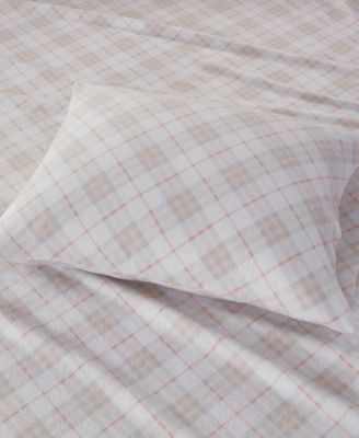 Novelty Printed Cotton Flannel 3-Pc. Sheet Set, Twin