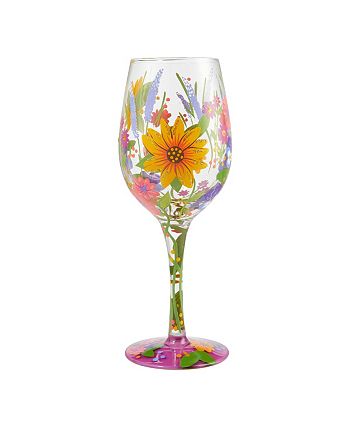 Enesco LOLITA Wine in the Garden Wine Glass - Macy's
