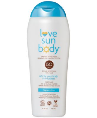 fragrance free sunscreen