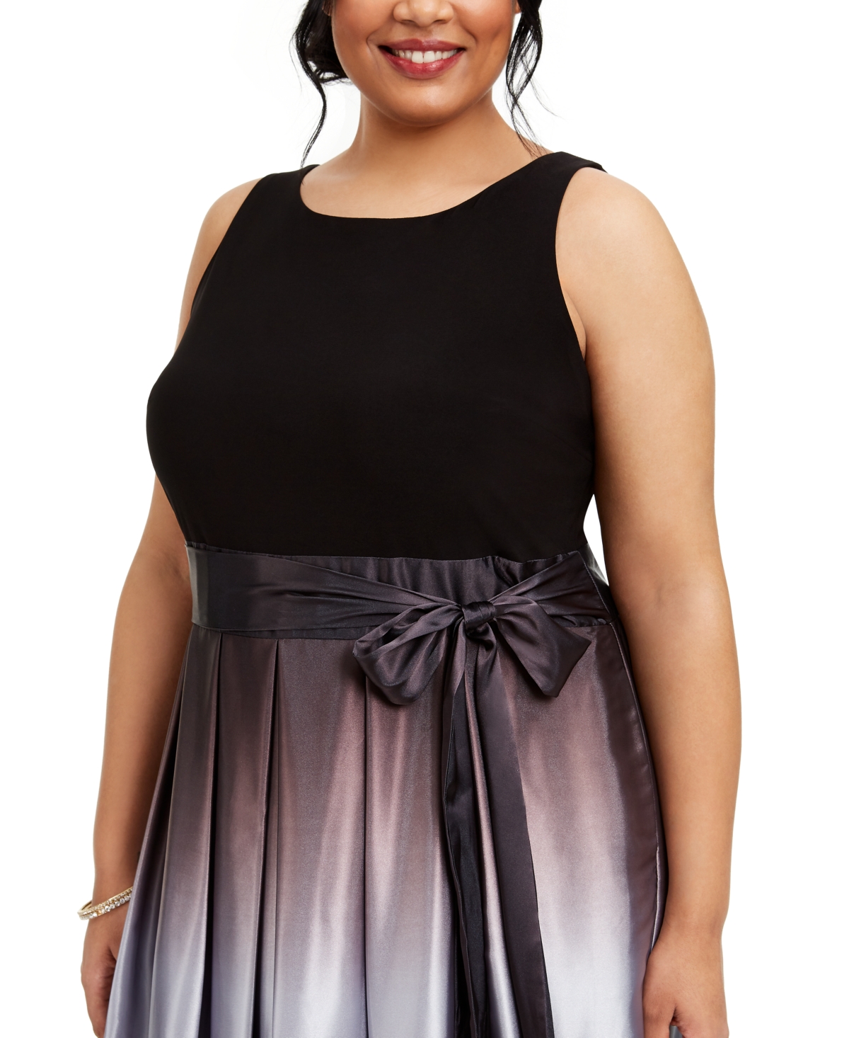 Sl Fashions Plus Ombre A-Line Gown