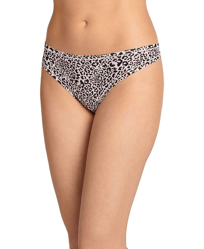 JOCKEY NEW Womens Cheeky Fit Low-Rise Underwear Thong Panty LARGE 