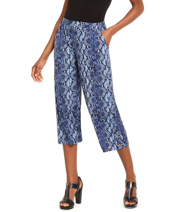 Michael kors python pants best sale