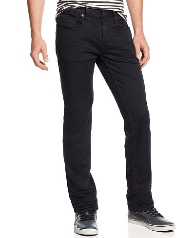 Buffalo David Bitton Men's Slim-Straight Fit Six Torpedo Stretch Twill Jeans