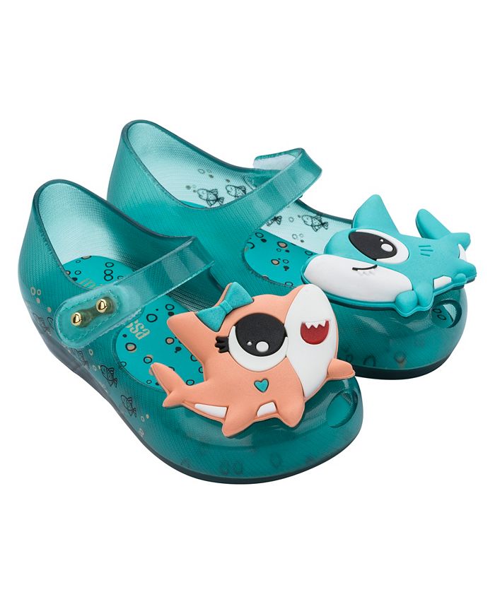 Mini Melissa Little Girls Ultragirl Shark Flat Shoe & Reviews - Kids -  Macy's