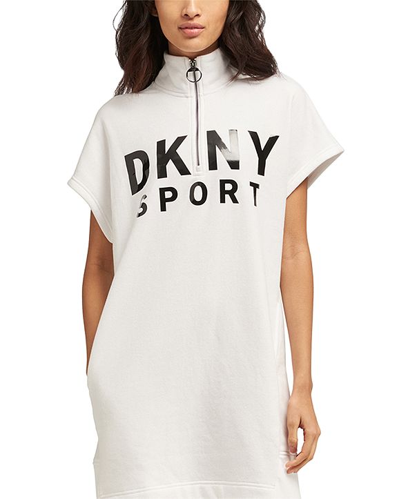 DKNY Sport QuarterZip Logo Dress & Reviews Dresses Women Macy's