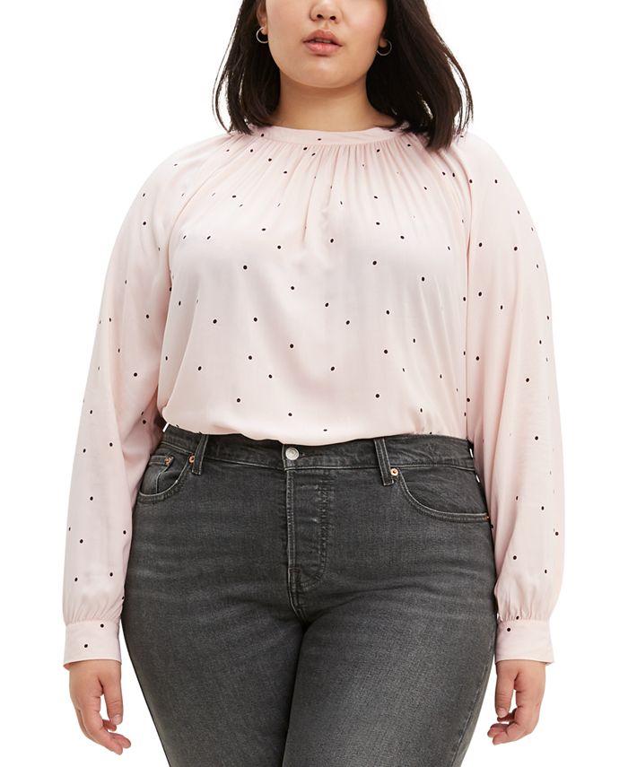 macys plus size levi's