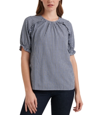 image of Lucky Brand Lauren Checkered Top