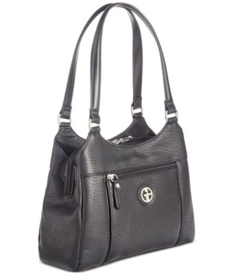 Pebbled 4-Poster Tote, Exclusively at Macy's