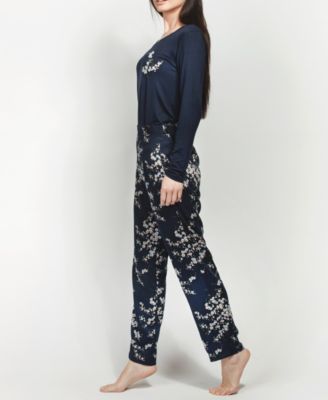 Cherry Blossom Ultra Soft Long-Sleeve Pajama Set