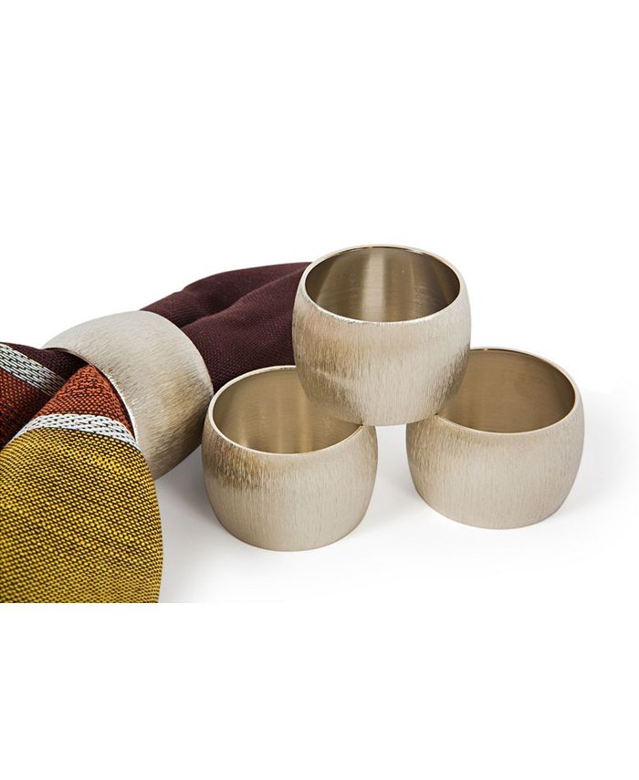 Manor Luxe Metal Napkin Rings, Set of 4 Macy's