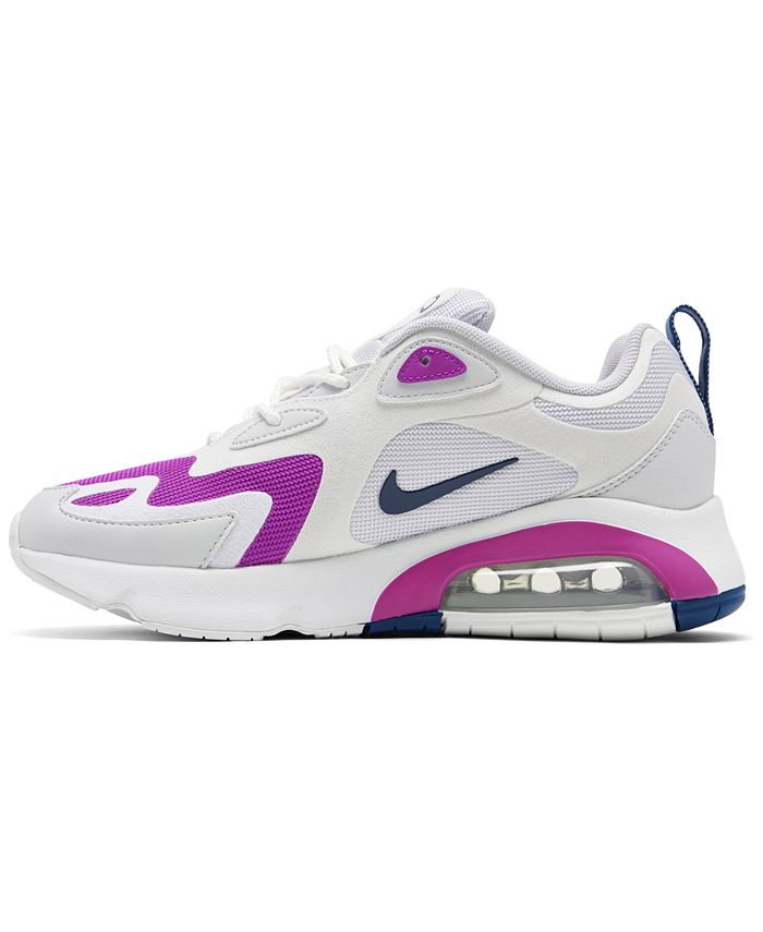 Nike Women's Air Max 200 Running Sneakers from Finish Line - Macy's