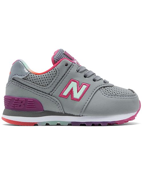 New Balance Toddler Girls 574 Rainbow Casual Sneakers from ...