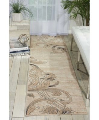 Samuel SAM05 Mocha 2'2" x 7'6" Runner Rug