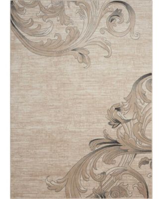 Samuel SAM05 Mocha 5'3" x 7'3" Area Rug