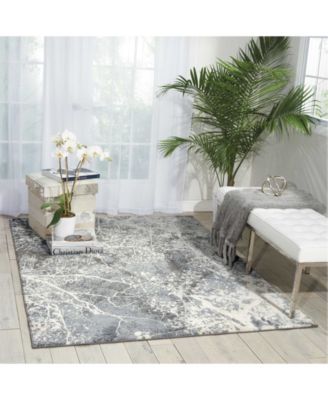 Samuel SAM11 Gray 5'3" x 7'3" Area Rug