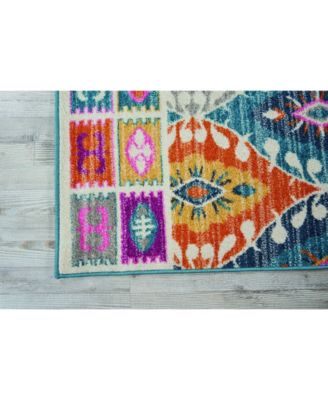 Zeal ZEA02 Multi 8' x 10' Area Rug