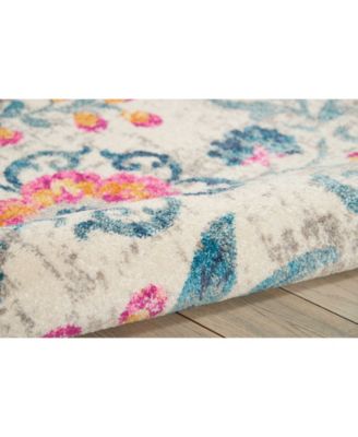 Zeal ZEA19 Ivory 5'3" x 7'3" Area Rug