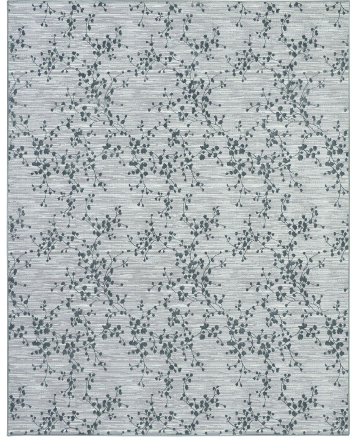 Long Street Looms City Cool CIT02 Gray 7'10in x 9'10in Area Rug - Blue