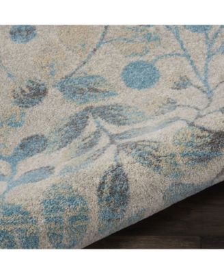 Peace PEA03 Ivory 2'3" x 7'3" Runner Rug