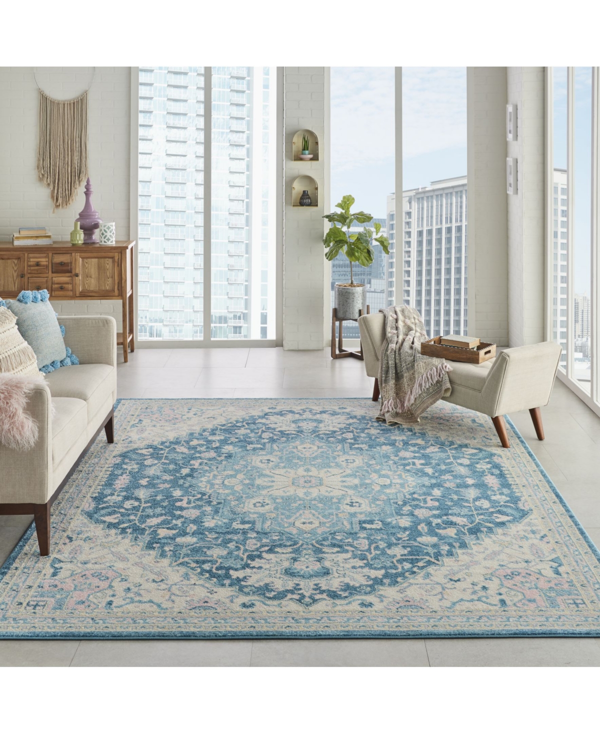 Long Street Looms Peace PEA07 Area Rug